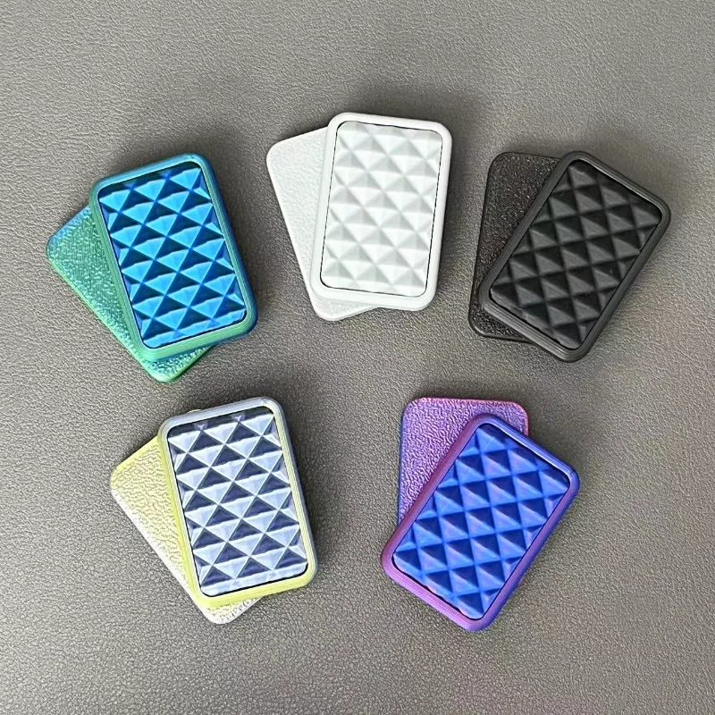 

1 шт., EDC-карта, 3D-печатный гироскоп на кончиках пальцев, вращающаяся монета, игрушки для снятия стресса, подарок для мальчиков и девочек, Спиннер