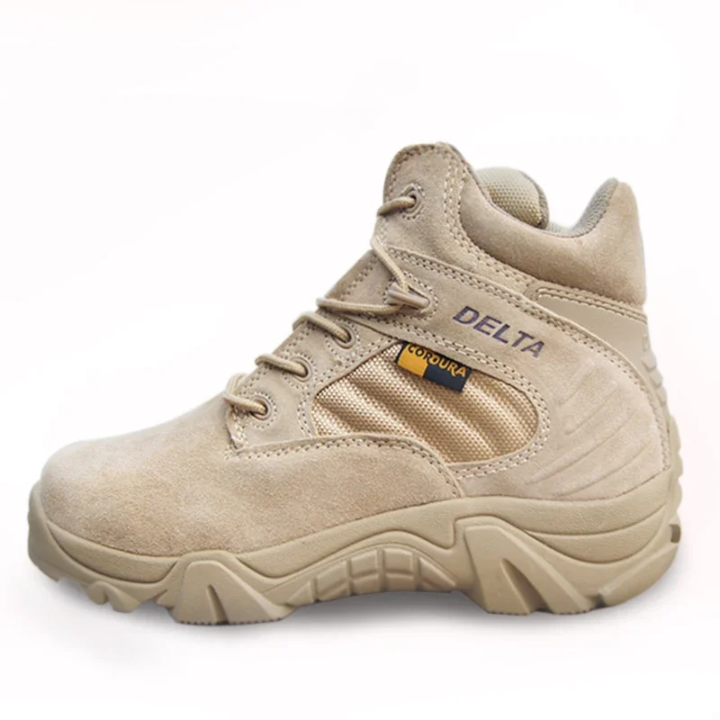 Botas tácticas de cuero impermeable para desierto y exterior - imagen 5