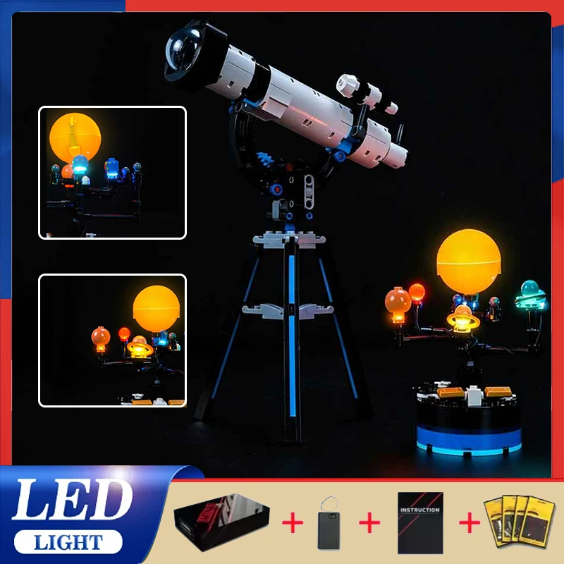 High-Grade DIY LED Lighting Set for Lego Bricks 31378 Space Exploration Telescope (Only Led Light,Without Blocks Model)
