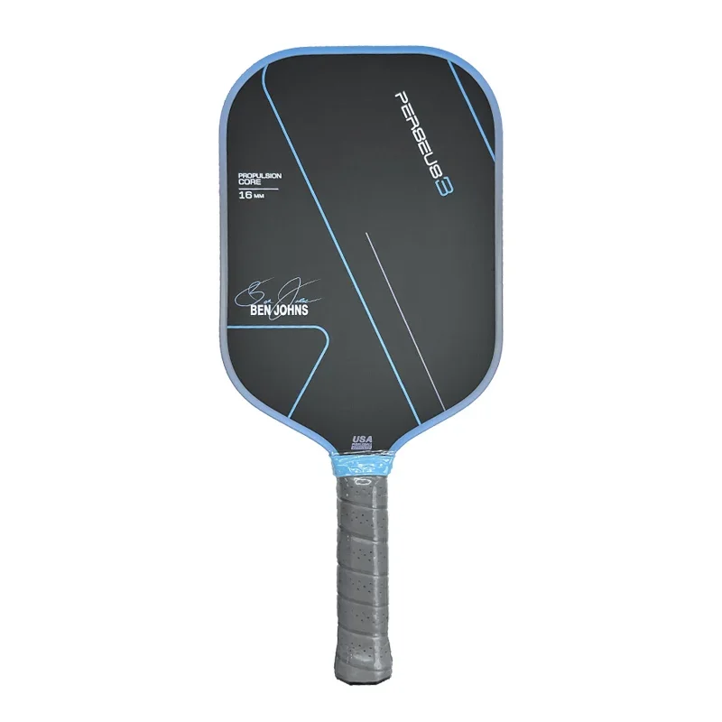 

Pickleball Paddle T700 Raw Carbon Fiber Thermoformed Unibody BEN JOHNS USAPA Approved Spin Textured Surface