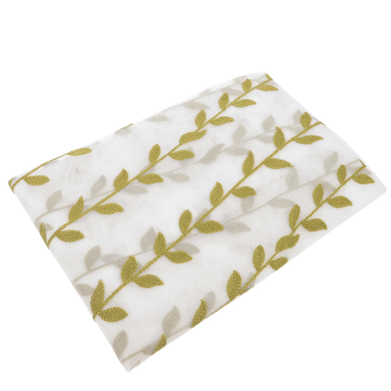 

Embroidery Window Sheer Curtain Elegant Voile Curtain 100x190cm Natural Light Filtering for Bedroom Living Room Window Tulle