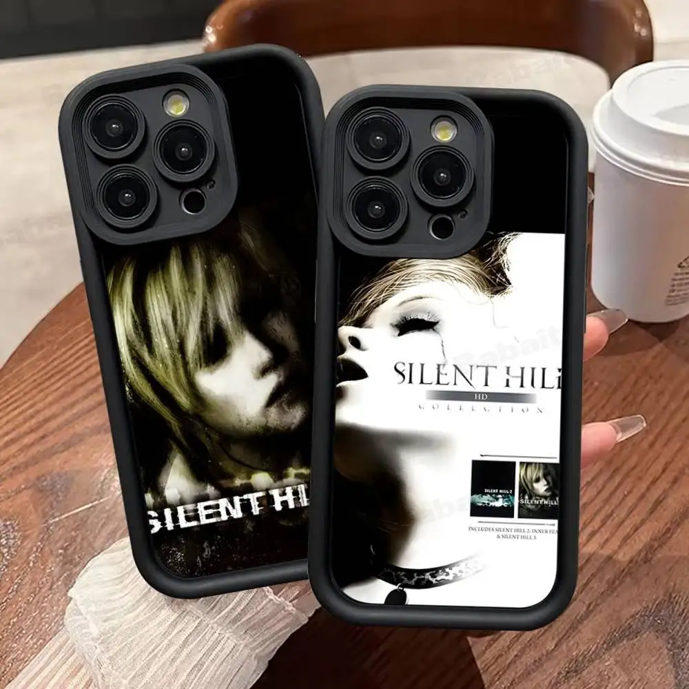 

Horror Games S-Silent H-Hill Silicone Phone Case For IPhone 17 Pro Max 16 15 14 13 12 11 Plus 17 Air