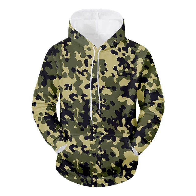 Camouflage-Serie, modischer Stil, 3D-gedruckte Hoodies, Unisex-Pullover, Hoodie, lässige Sweatshirts