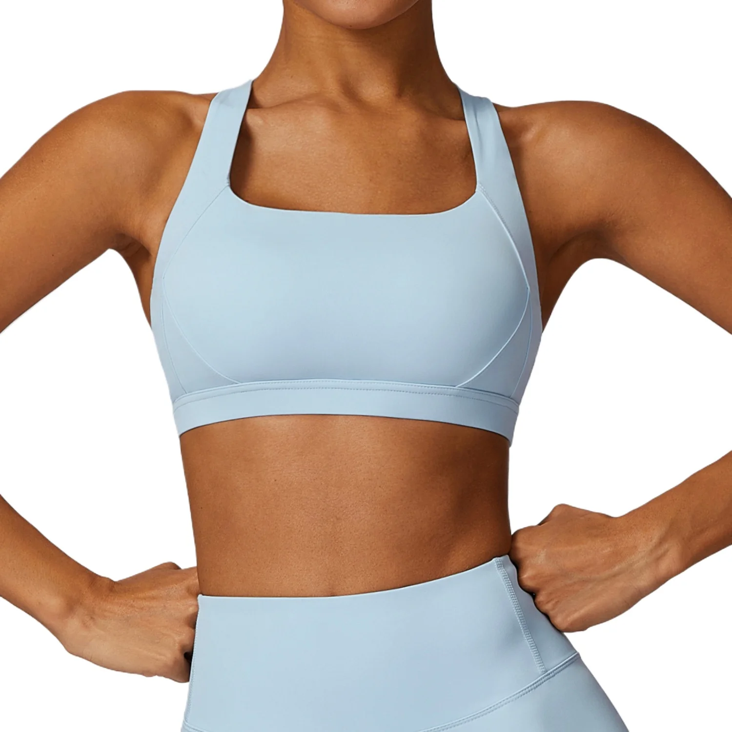 

Tight Yoga Vest Sports Underwear Shockproof Pilates Running Outdoor Bra