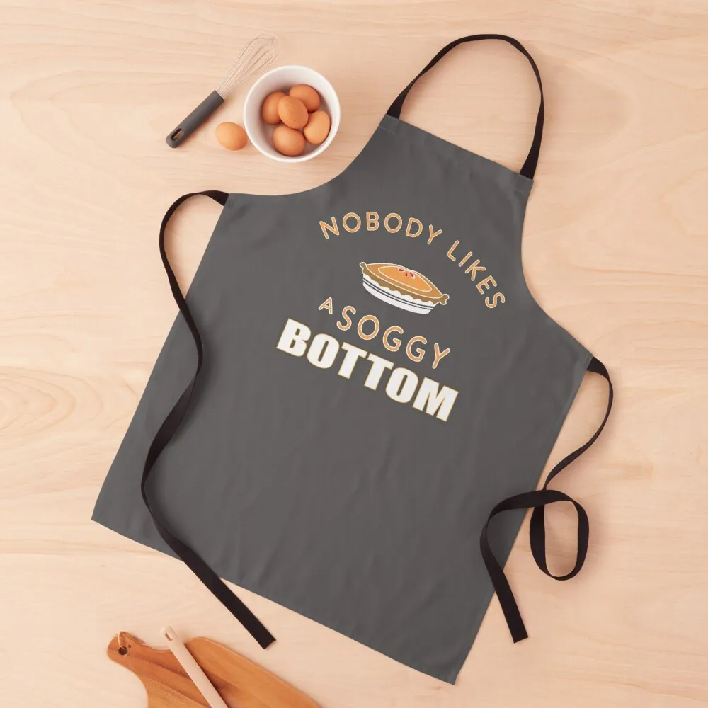 

Funny Baker Nobody likes a soggy bottom Apron work ladies beauty master Kitchen Items For Home Apron