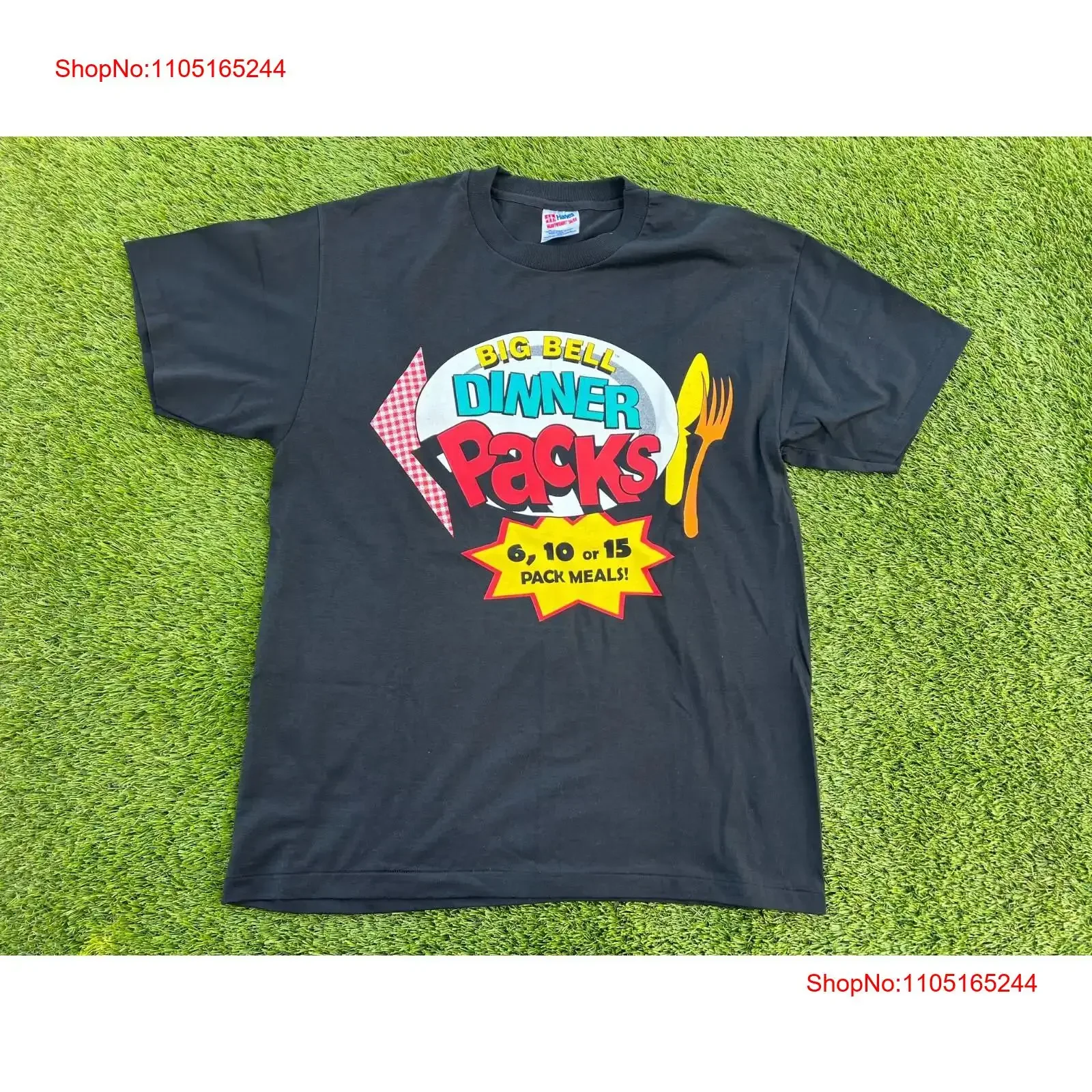 Vintage 90s Taco Bell Dr Pepper Big Pack Meals Fast Food Men's Large T shirt vintage Washed Unisex streetwear designer clothes
