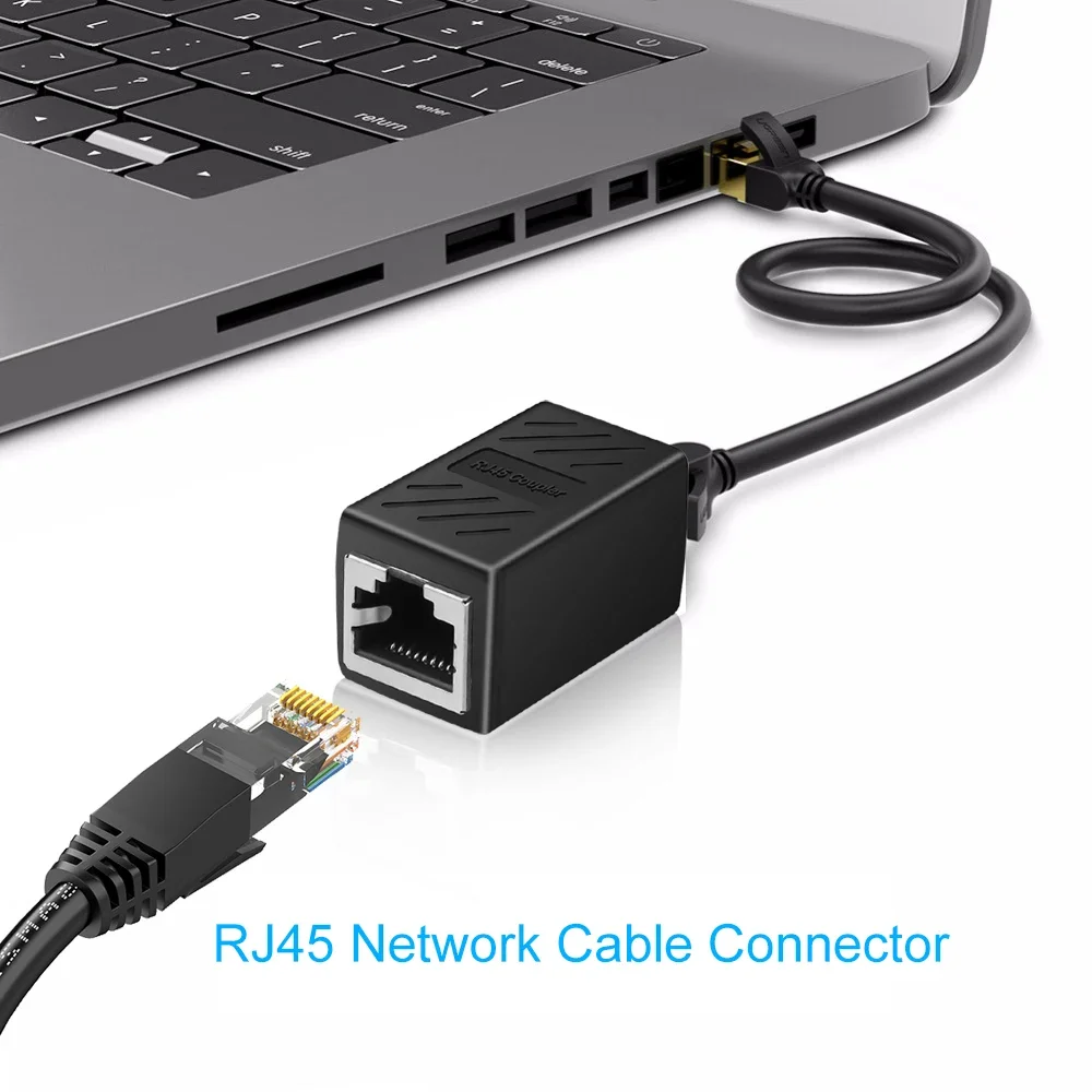 2/5/10PCS RJ45 Coupler Ethernet Cable Coupler LAN Connector Cat7 Cat6 Cat5e Ethernet Cable Female to Female Extender Adapter