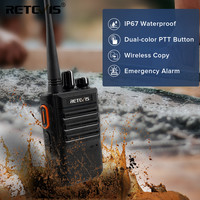 Retevis RB646 Walkie Talkie IP67 Waterproof PMR446 or FRS License Free Two Way Radio 16CH Long Range Radio ht for Construction