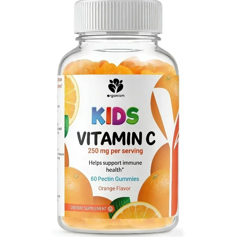 Vitamin C Supplement 250mg Vitamin C - Immune Bone Health Support 60 gummies