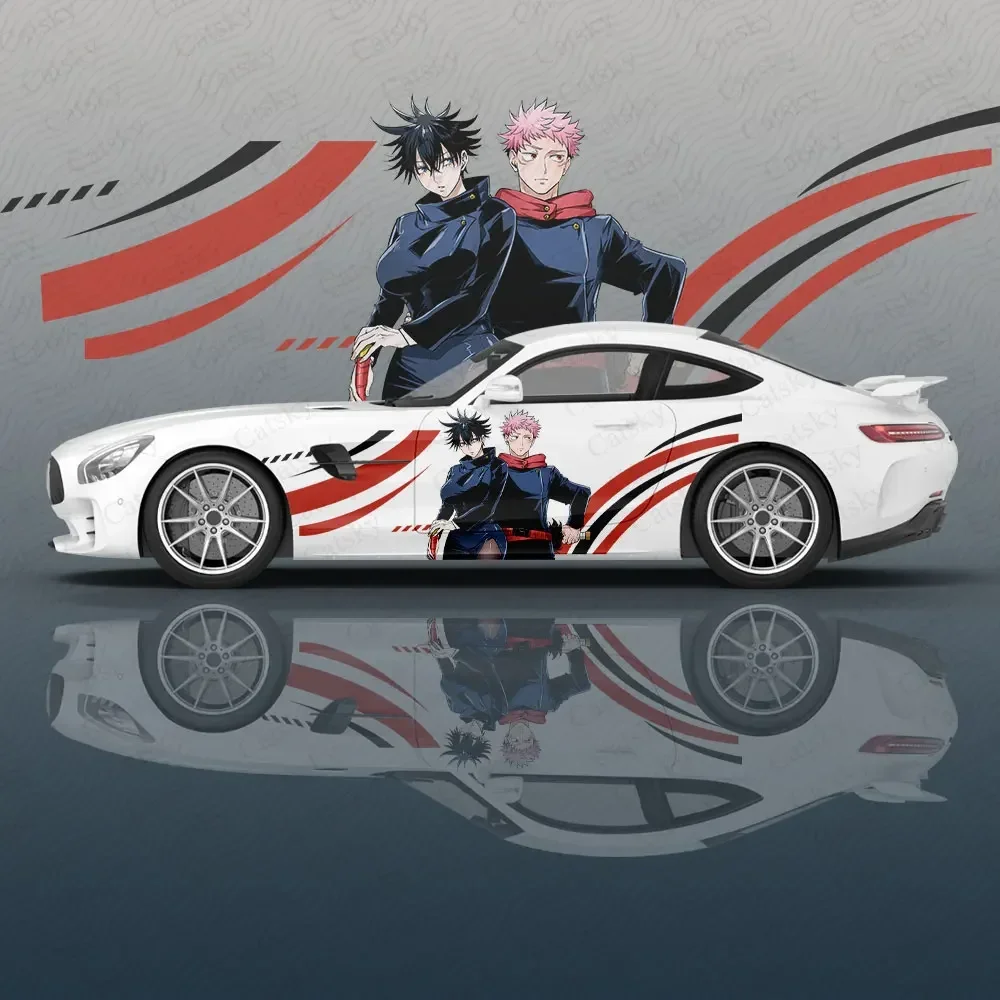 Anime Jujutsu Kaisen Naklejka na karoserię Anime Itasha Winylowa naklejka na boczną samochodu Naklejka na samochód Naklejka ochronna na samochód