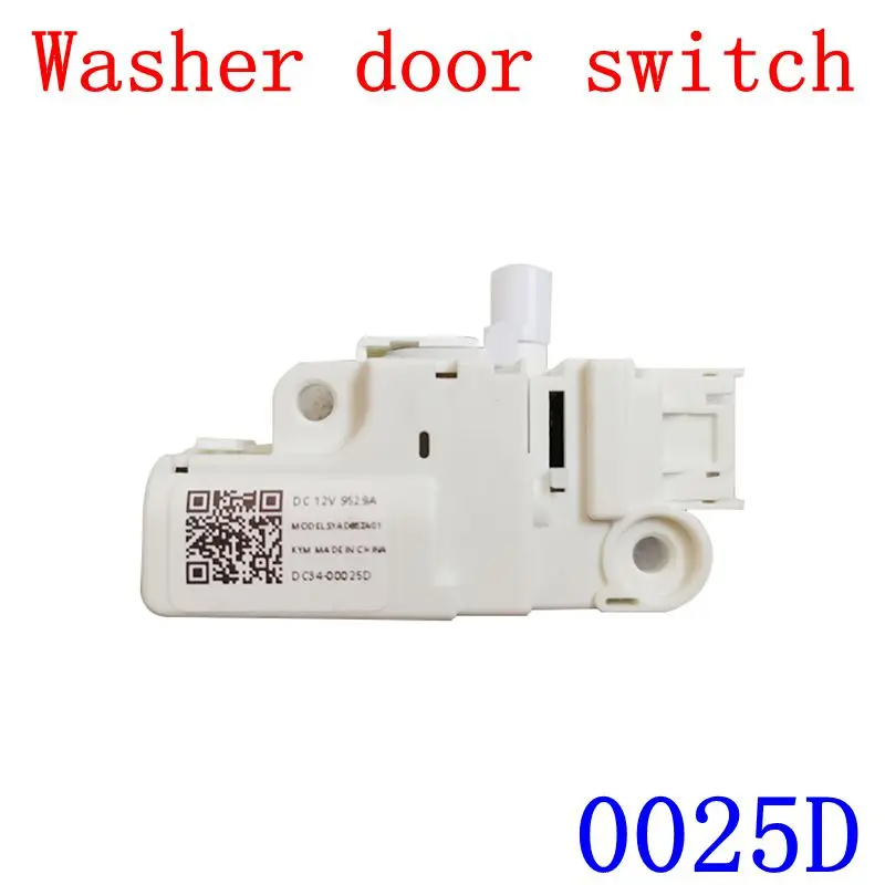 Samsung drum washing machine side door lock DC34-00025D disc window small switch WW90K7415OW/SC OX parts