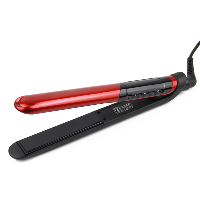 مكواة فرد الشعر المسطحة 2 في 1 مكواة فرد الشعر الاحترافية مكواة تجعيد الشعر