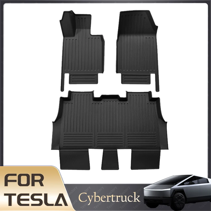

For Tesla Cybertruck Accessories TPE Floor Mats All Weather TPE Floor Mats for Tesla Cybertruck Accessories