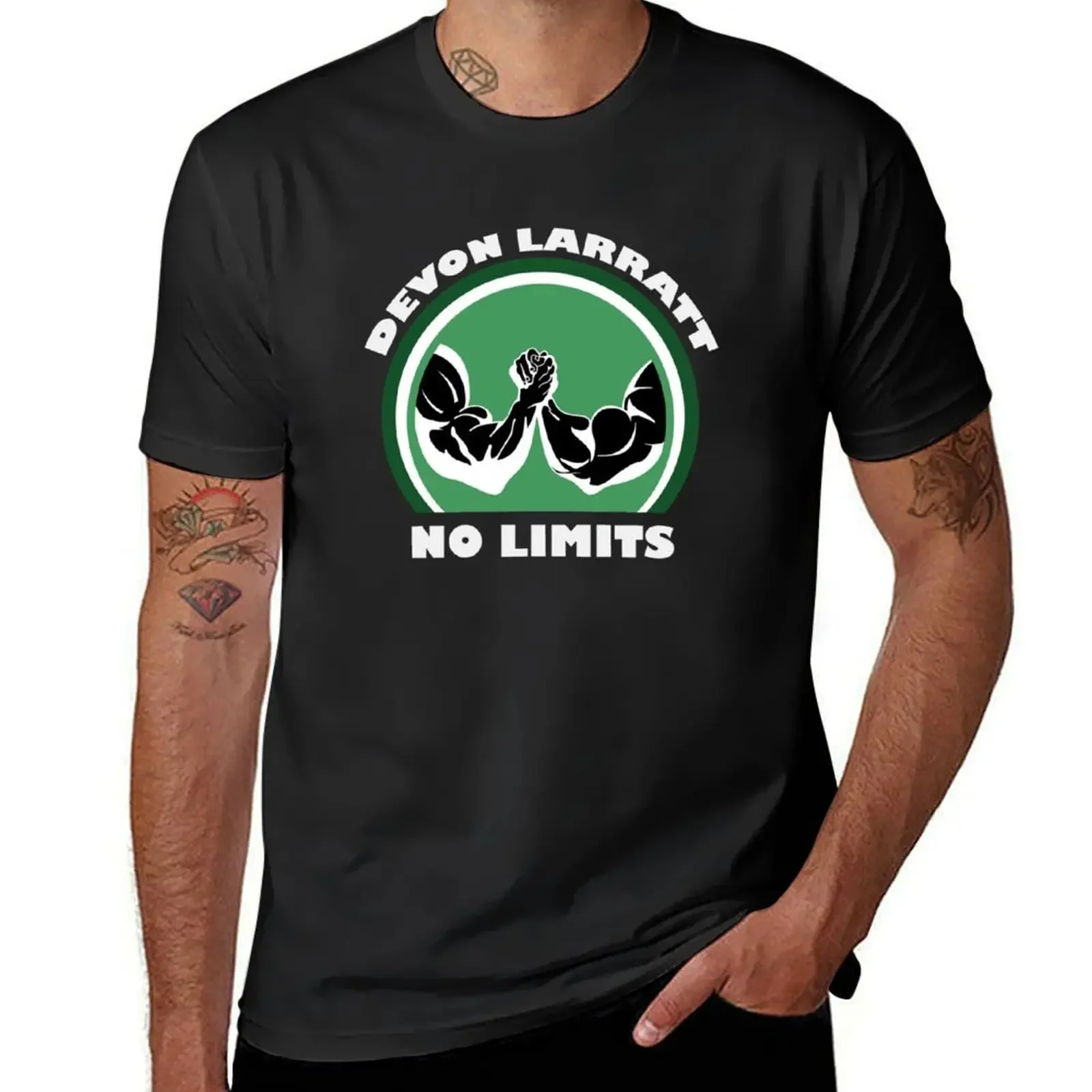 Devon Larratt No Limits Logo T-Shirt custom t shirt kawaii clothes graphic shirts Men's t-shirts