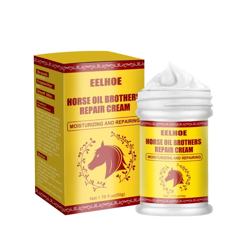 Horse Oil Hand Foot Skin Repair Moisturizer Cream Anti Chapping peeling Rough Dry Cracked Chapped  Exfoliating Feet Heel care