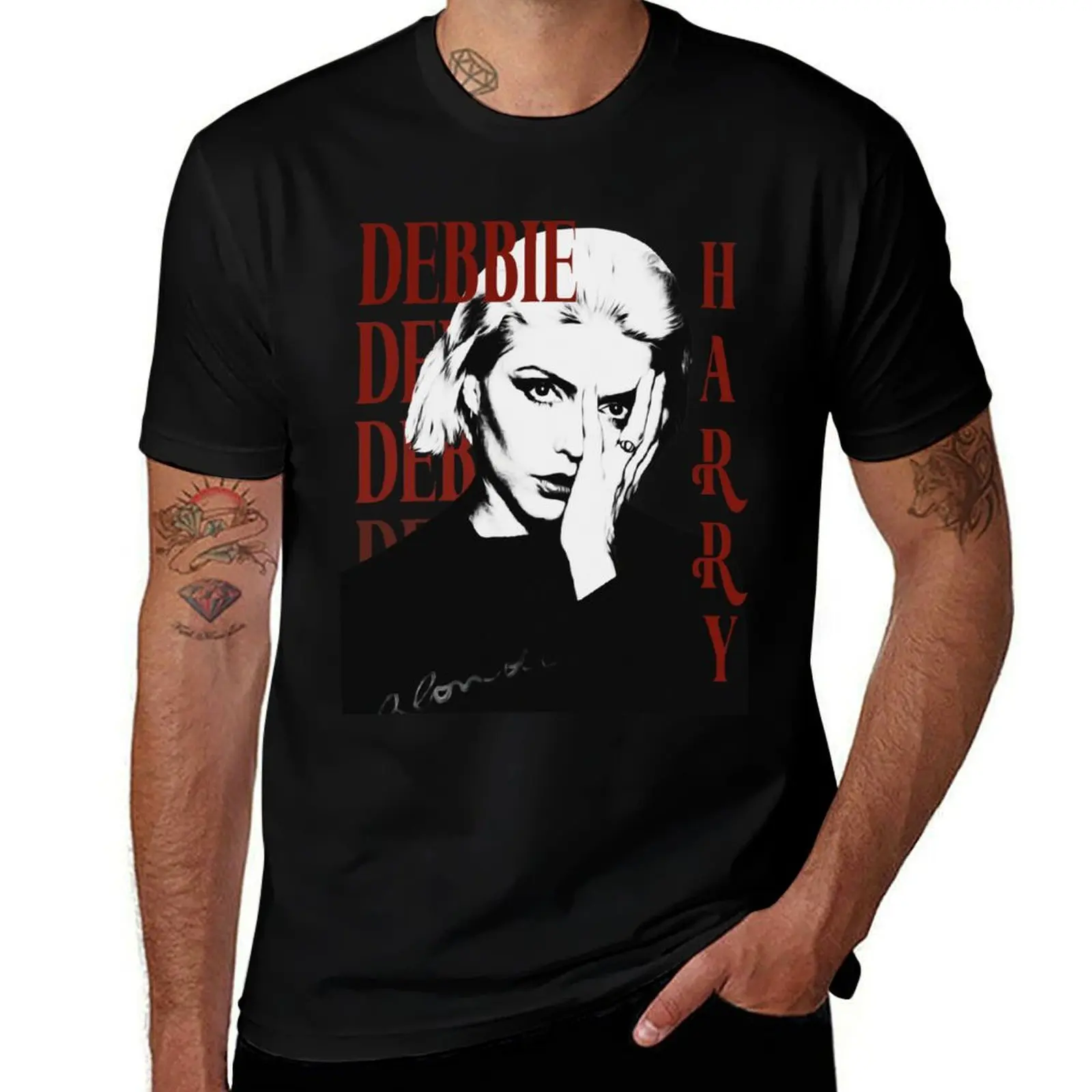 

DEBBIE HARRY T-Shirt man graphic t shirt cotton tshirt 100% T-Shirt