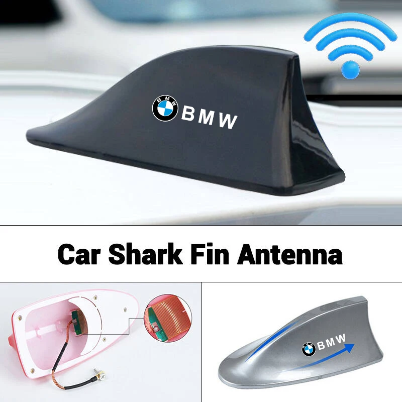 Car Top Signal Aerials Shark Fin Antenna Accessories For BMW 1 2 3 4 5 7 Series X1 X3 X4 X5 X6 X7 F10 F20 F30 G20 G30 F15 F16