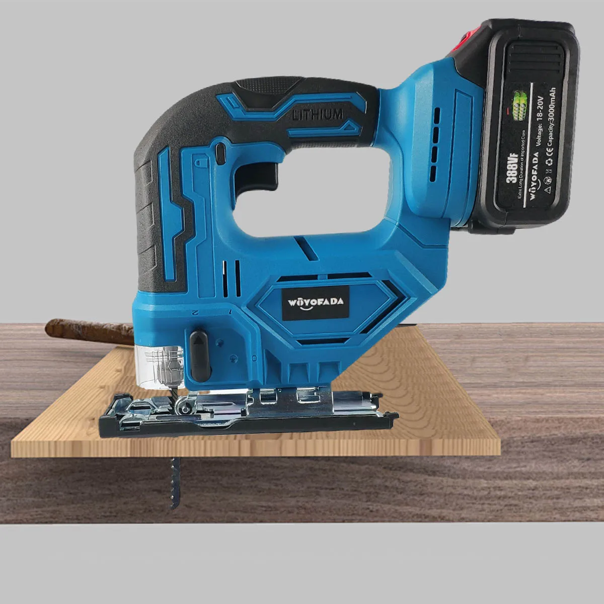 65mm 2700RPM Cordless Jigsaw Electric Jig Saw Portable Multi-Function Woodworking Power Tool for Makita 18V Battery