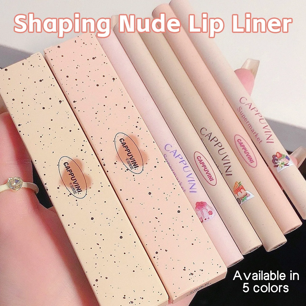 أداة مثالية لبطانة الشفاه غير اللامعة للمكياج اليومي العاري مقاومة للماء والعرق واثنين في واحد لملء وتحديد الخطوط العريضة