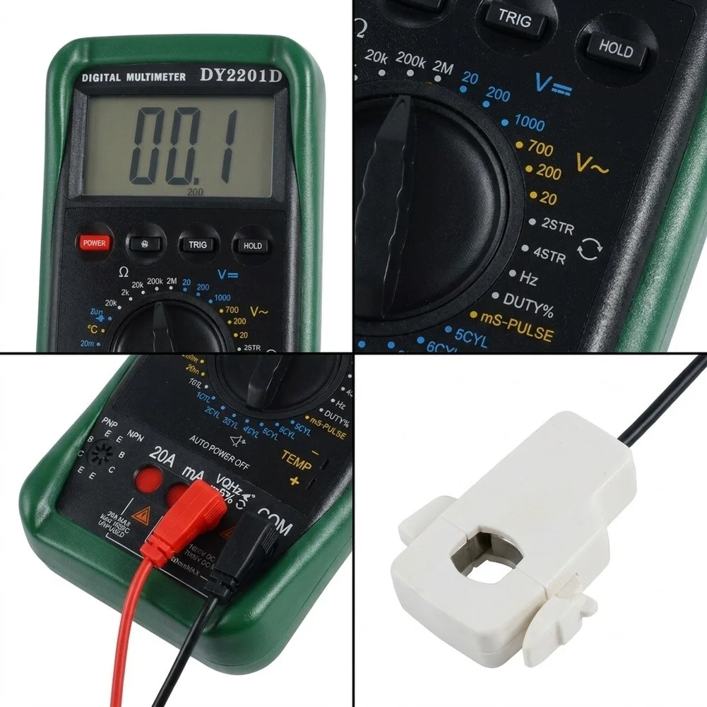 DY2201D Automotive Electrical Tester for Battery State of Charge Wiring Continuity RPM Dwell Angle Frequency Measurement