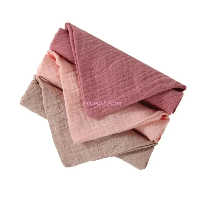 y1ub 4pcs 타액 물티슈 베이비 타월 버프 천장 광장 타월 아기 와이프 천