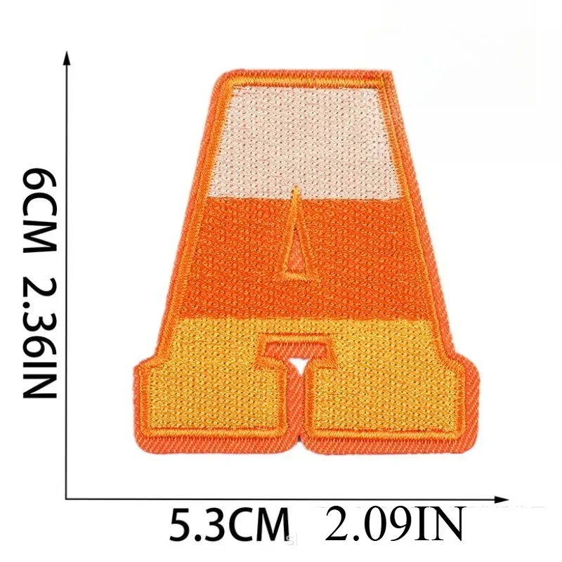 Halloween Theme Wind Embroidery Cloth Sticker 26 English Letter Patch Sticker Cartoon Ghost Pumpkin Letter Wholesale
