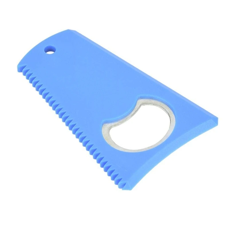 Longboards Wax Remover with Keychains Hole Wax Cleaning Tool Multifunctional Surfboard Wax Comb Surfboard Cleaning Tool