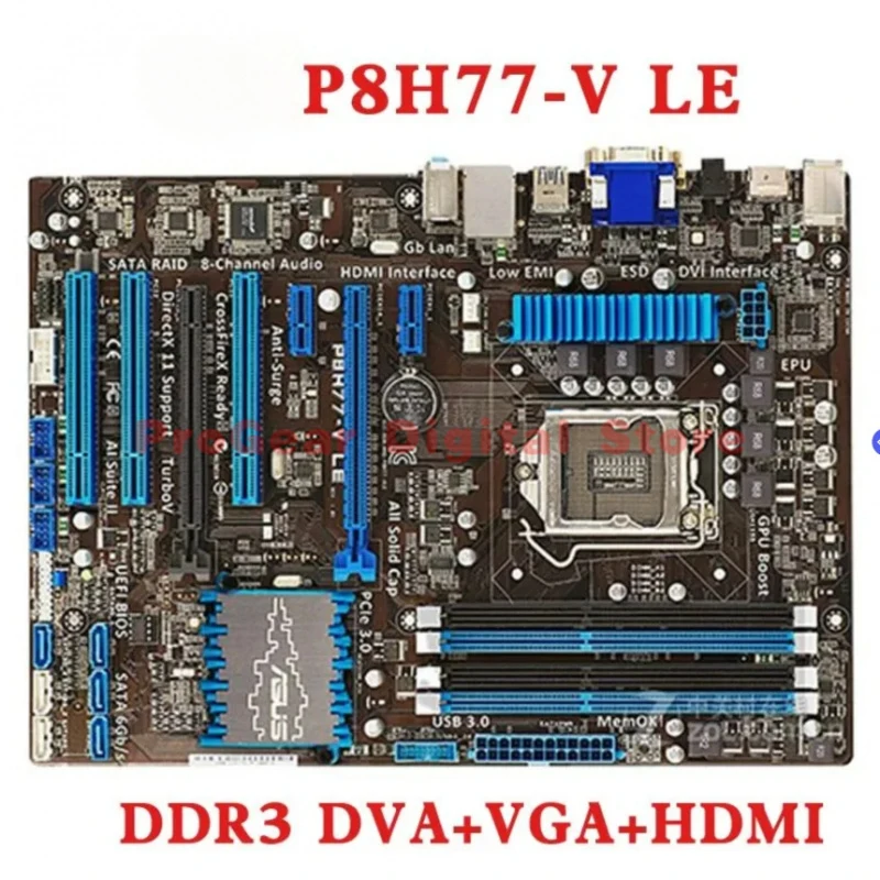 

for ASUS P8H77-V LE LGA1155 ATX Motherboard DDR3 Support 2nd/3rd Gen Intel CPU