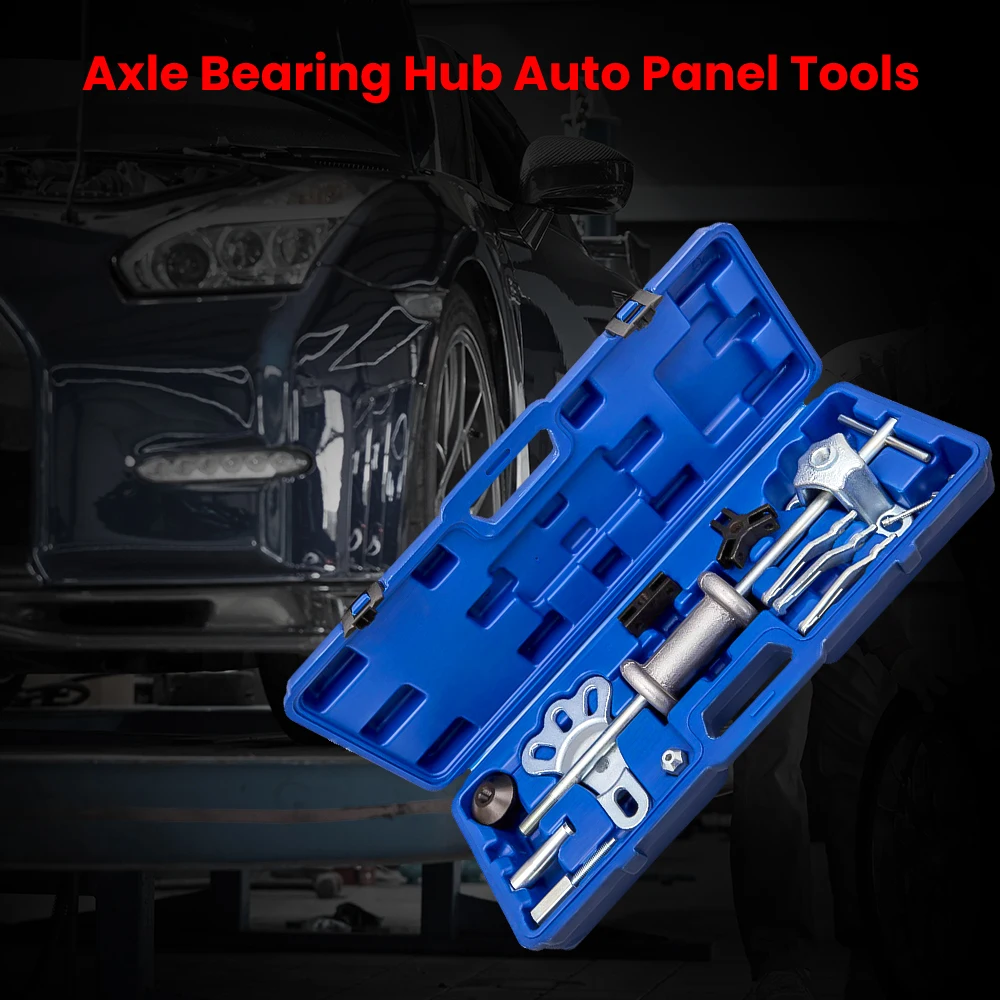 17x Auto Set Slide Hammer Dent Puller Tool Kits Wrench Adapter Axle Bearing Hub