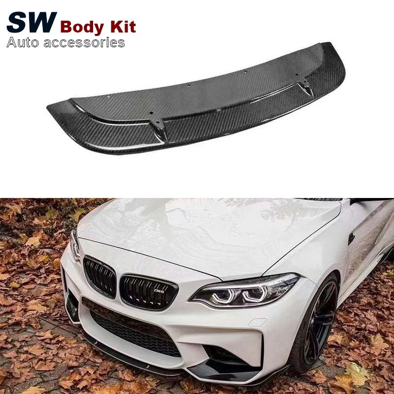 

F87 M2 Carbon Fiber ST Style Front Lower Lip For BMW M2 M2C F87 Front Bumper Lip Diffuser Cover Trim Spoiler Splitter Diverter