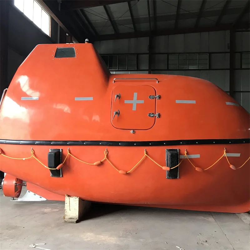 Marine Used 6.5m / 7.5m 20 / 25 Persons Totally Enclosed Lifeboat And Rescue Boat For Sale