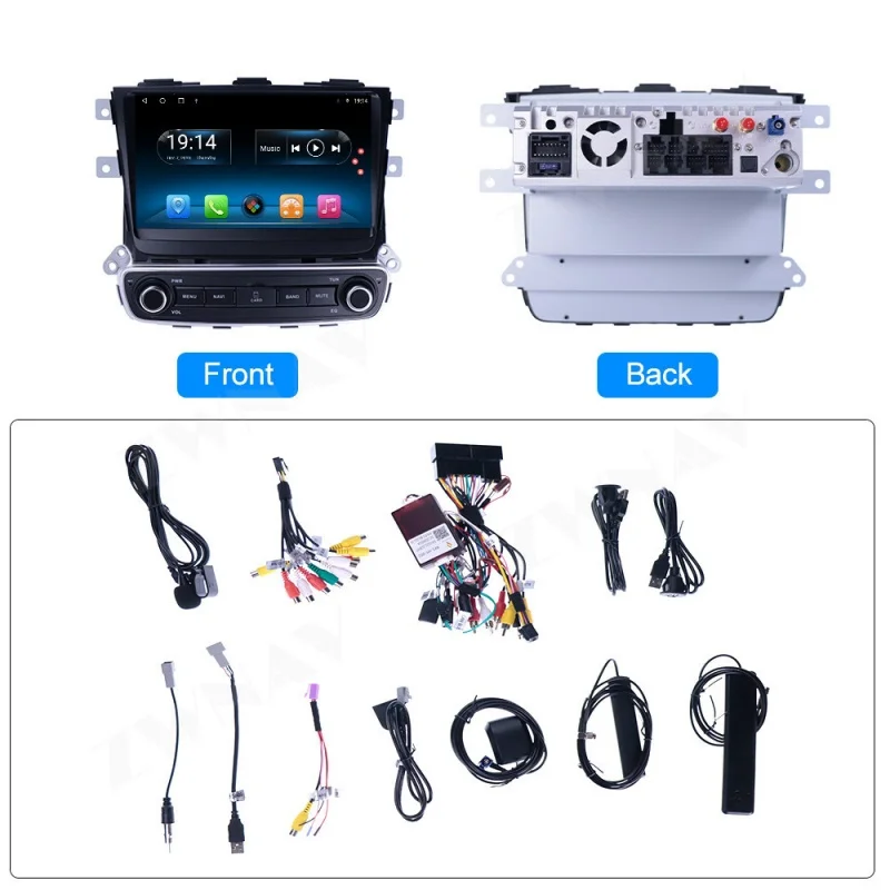 The Car GPS Navigation All-in-one DVD Stereo Multimedia Player Is Suitable for The 9-inch Models of Kia Sorento 13-15