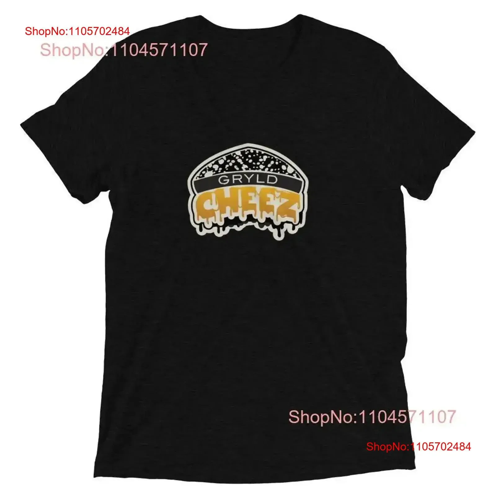 GRYLD CHEEZ Tri Blend T Shirt vintage Washed homme Casual streetwear Slightly Stretched Soft Unisex Stylish fashion Versatile