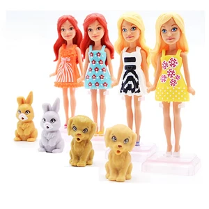 10cm Mini Asli Barbie Seri Hewan Peliharaan Lucu Aksesoris Pakaian Boneka untuk Anak Perempuan Dandanan Anak-anak Mainan Pensil Dekorasi Puncak 8 barbiee penjualan terbaik - №