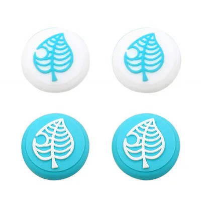 Nintend Switch 용 실리콘 고무 스킨 케이스 커버 Nintendoswitch JoyCon 컨트롤러 NX NS 엄지 그립 조이스틱 캡