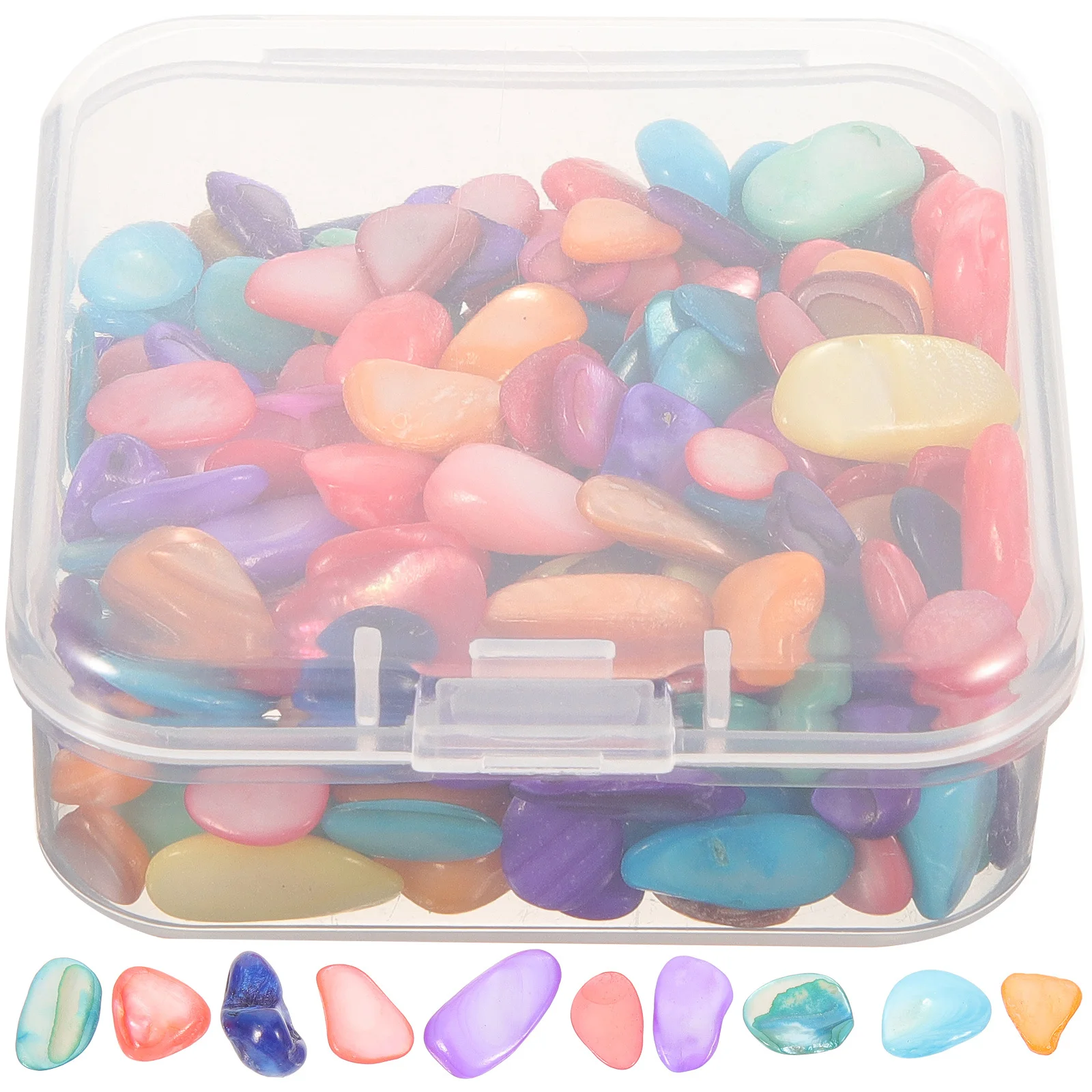 

1 коробка кусочков ракушки, мозаичная плитка «сделай сам», для декора, садовые художественные проекты, фрагменты смешанного цвета, ремесло ручной работы