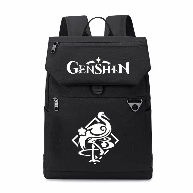 Original Anime God Book Character Mingzhu Mao Zhongli Disperse Soldier Ayaka Gensaku Wanderer Double Shoulder Backpack Student A