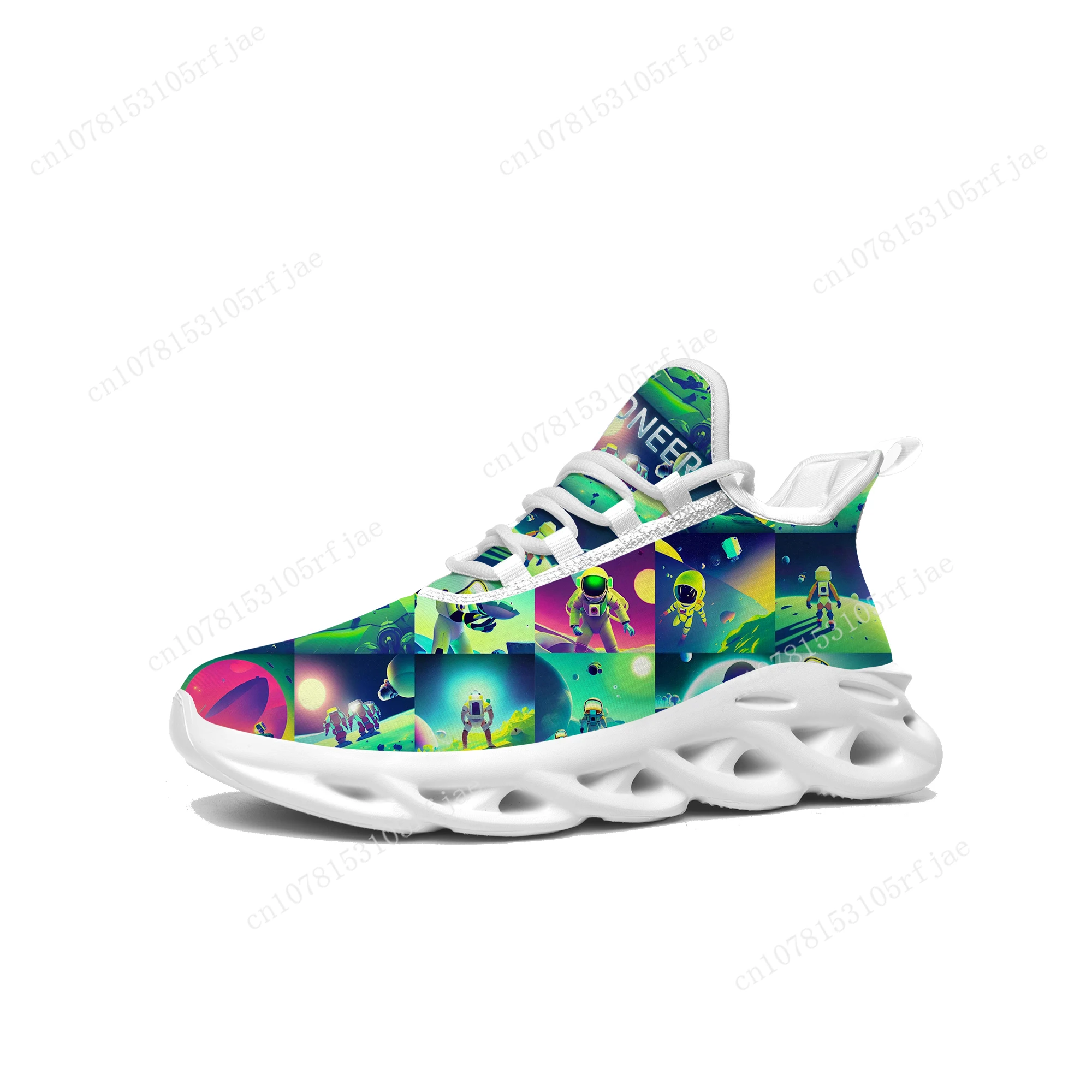 

Astroneer Sneakers Cartoon Game Mens Womens Teenager Sports Running Shoes High Quality Fashion Custom Made Built Lace Up Shoes