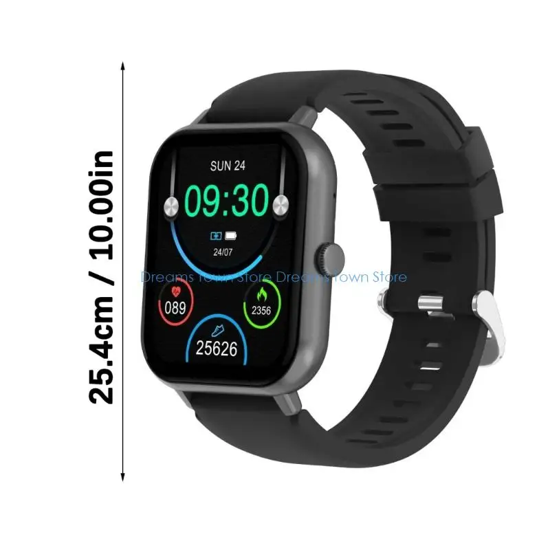 HX6A Multiple Small Watch 1.83 Inch Touchscreens with Sports Type Health Tracking