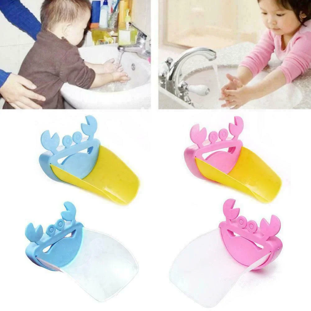 Faucet Extender Children's Hand-Washing Device Bao Bao Cartoon Silicone Extended Anti-Splash Lengthening Water Nozzle Guide Sink