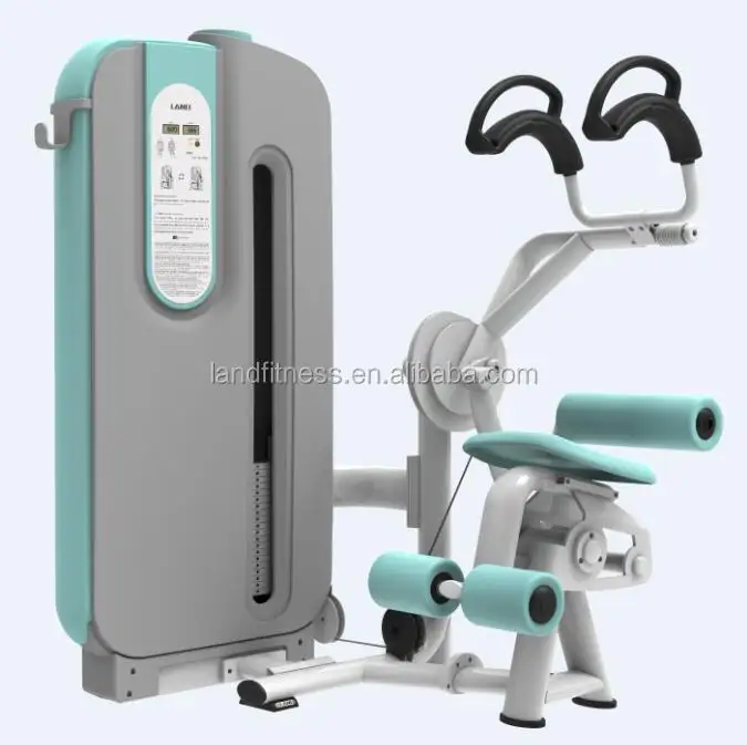 LAND FITNESS معدات الصالة الرياضية التجارية عالية الجودة آلة اختيار تحميل دبوس البطن الإجمالي