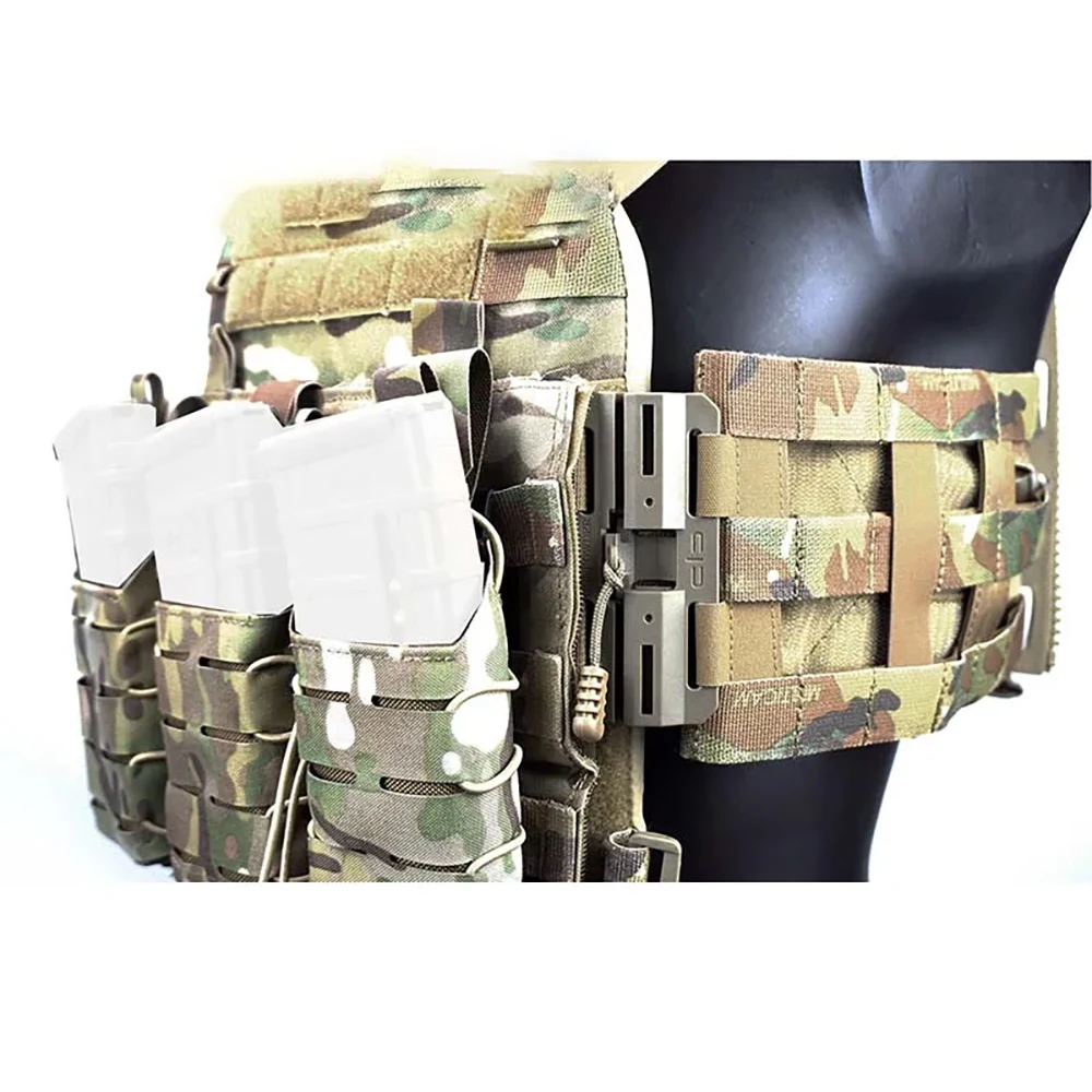 Outdoor Hunting Universal Quick Removal Magnetic Buckle Tactical Vest MOLLE Set Quick Release System Set For JPC CPC 6096 Vest