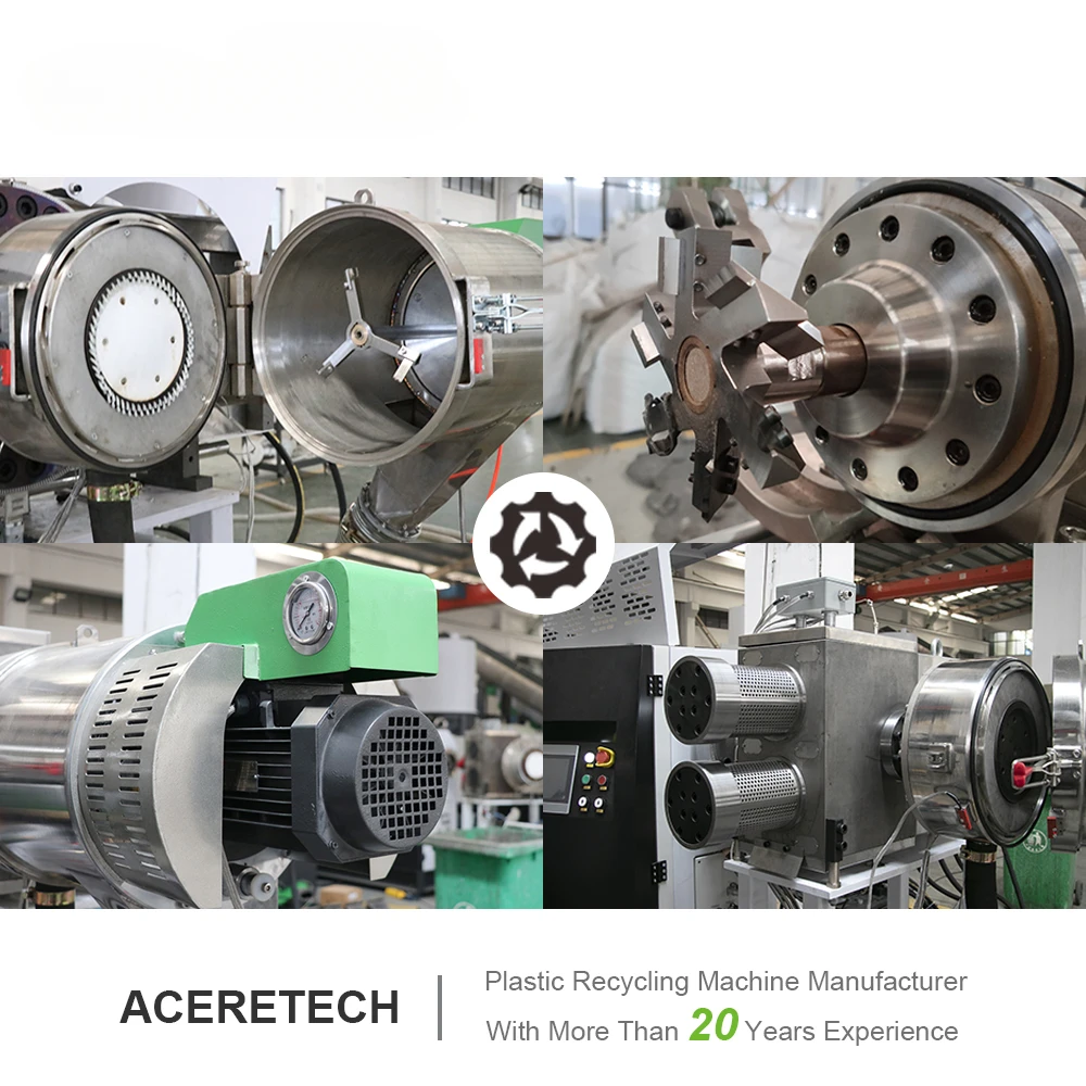 Aceretech Product List (Plastic Recycling Machine)