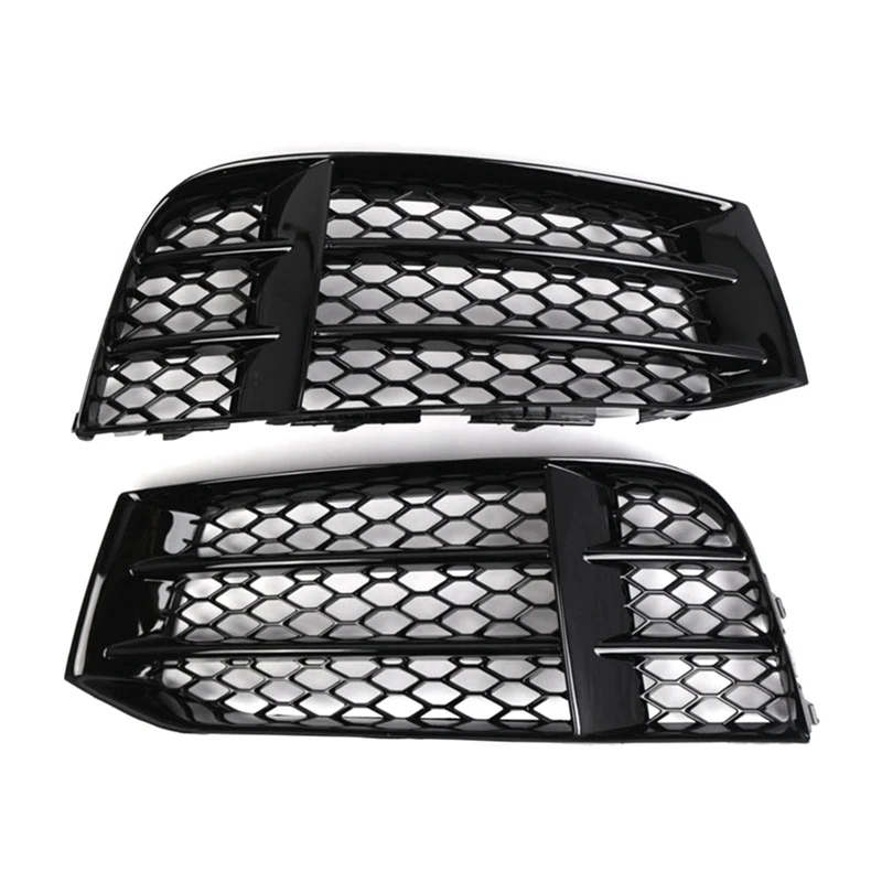 8T0807681F 8T0807682F Fog Light Cover For  A5 RS5 B8.5 2008-2016 Foglamp Honeycomb Grill Parts