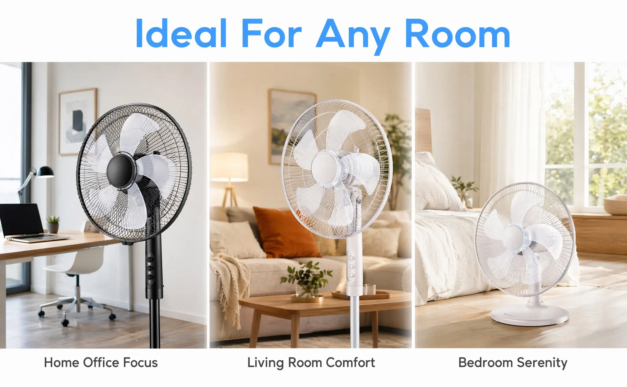 Blades Standing Pedestal Fan Repair Part Fans Cooling Quiet Bedroom Transparent Replacement