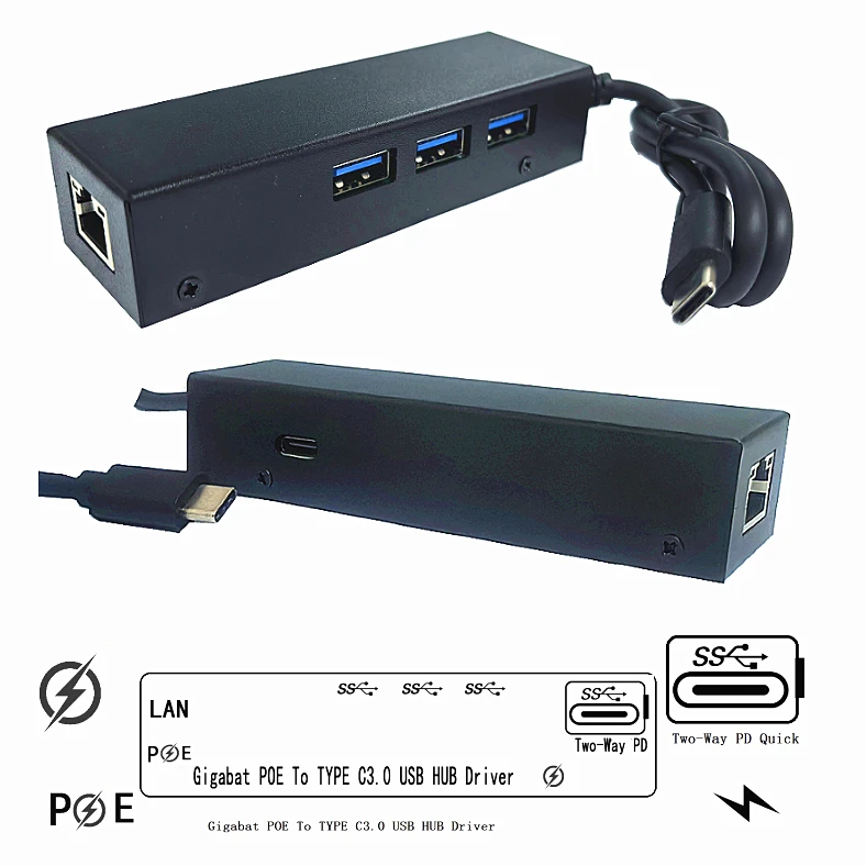 Gigabit POE to Type-C3.0 USB HUB Driver