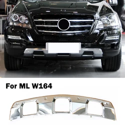 For Mercedes Benz M Class ML W164 ML300 ML350 ML500 ML450 A1648855223 Front Bumper Chrome Trim Molding Stainless Steel