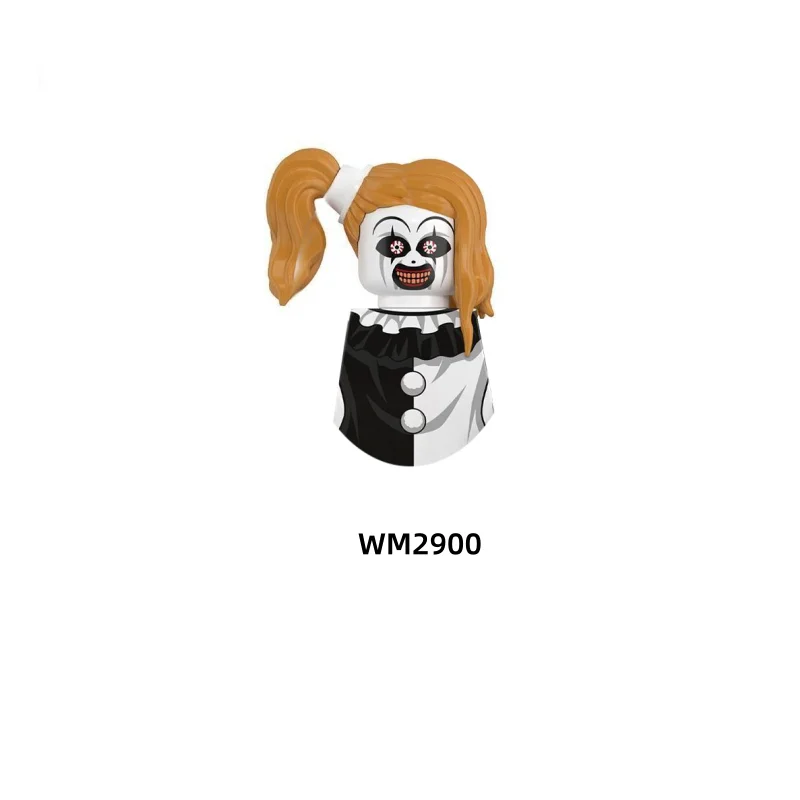 Horror Movie Character Selling Pumpkin Man Witch Vampire WM6205 X0341 Action Figure Building Blocks Accessories Model Toys Gifts