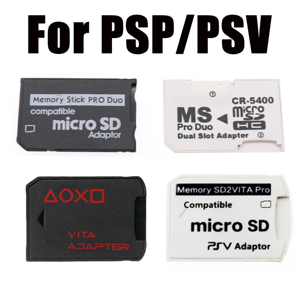 Für Psvita PSV 1000 2000 Speicher SD2vita Pro kompatibler SD TF-Kartenadapter V2.0 V3.0 V5.0 V6.0 Spielkartenhalter