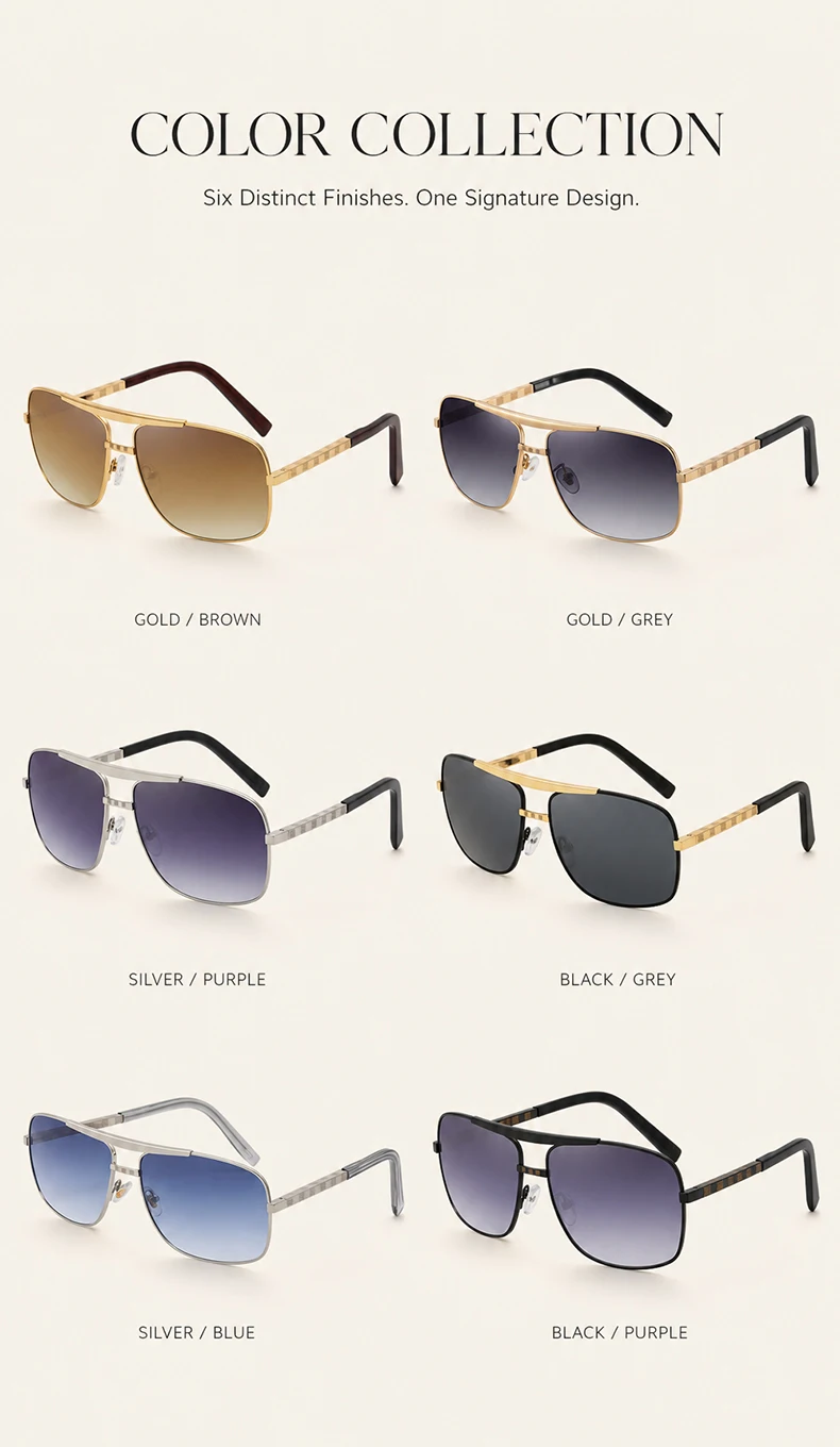 Retro Quadratische Sonnenbrille für Herren 2026 Luxusmarken-Designer Klassische Punk-Sonnenbrille für Männer Vintage Frühlings-Eyewear UV400-Schutz – Detail 10